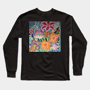 Funky Floral Bouquet Long Sleeve T-Shirt